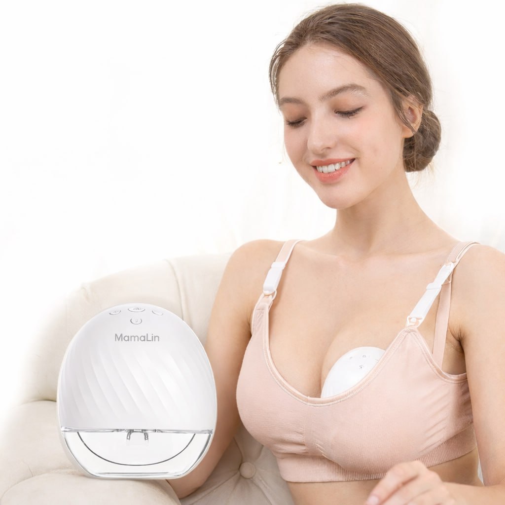 Mamalin Electric Breast Pump – A natural, comfortable and quiet pumping experience for mothers, preventing sores and providing optimal breastfeeding for your baby