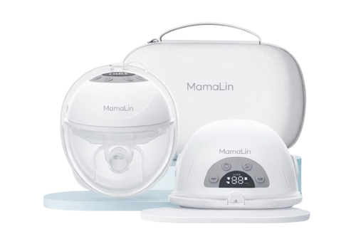 משאבת חלב חשמלית זוגית של Mamalin – שאיבה סימולטנית, נוחה ושקטה לחיסכון בזמן ונוחות מרבית